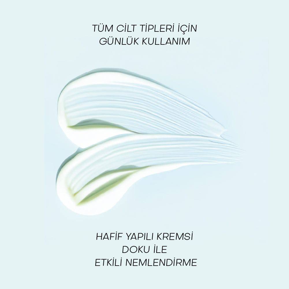 HYDRA MOIST CREAM - Hyalüronik Asit & Skualen İçeren Nemlendirici Krem (50 ml)