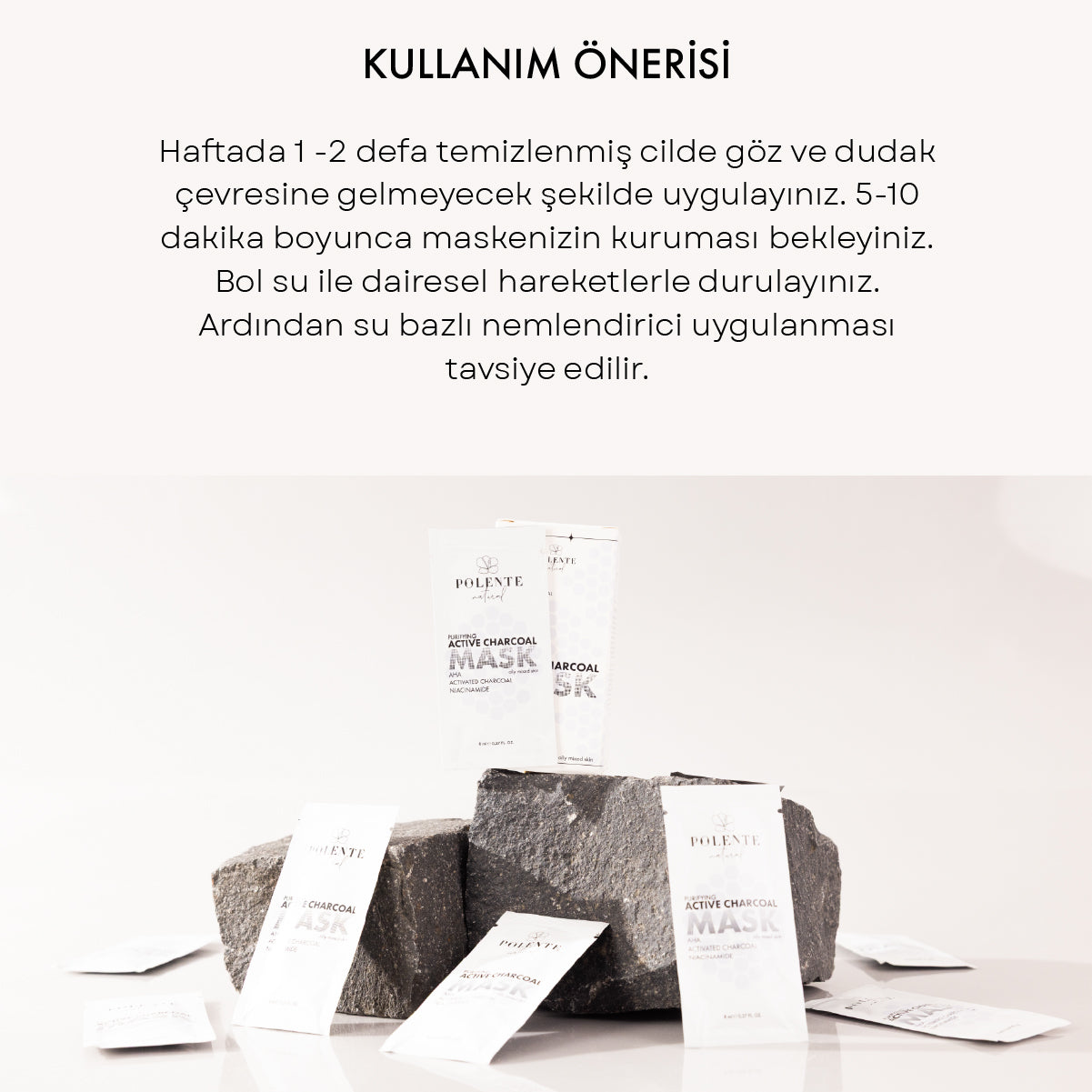 Aktif Karbonlu Arındırıcı Kil Maskesi (8 Adet x 8 ml)