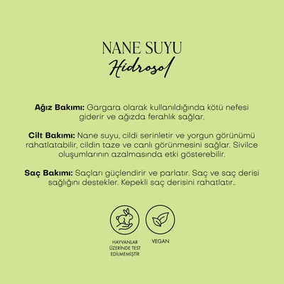 Nane Suyu -  %100 Saf Hidrosol (100 ml)