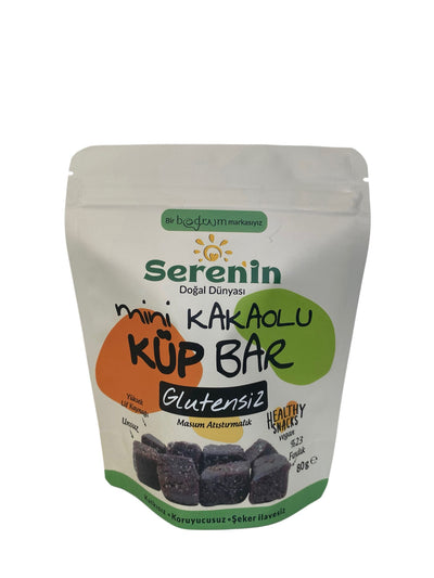 Seren'in Doğal Dünyası Mini Kakaolu Küp Bar 80 gr