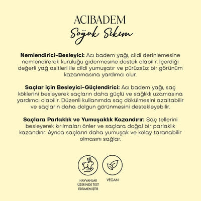 Acıbadem Yağı - Soğuk Sıkım (50 ml)