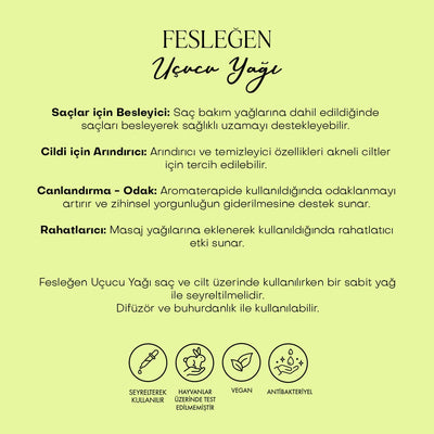 Fesleğen Uçucu Yağı  (10 ml)