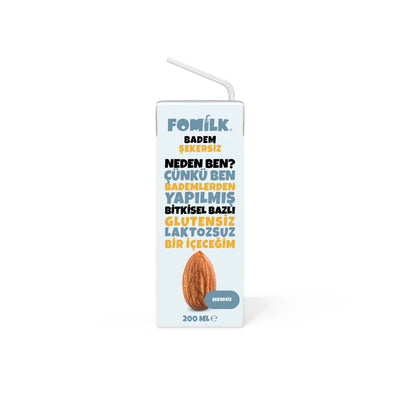 Fomilk Badem Sütü Şekersiz 250 ml