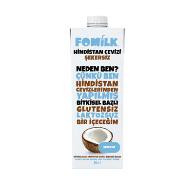 Fomilk Hindistan Cevizi Sütü Şekersiz 1 L