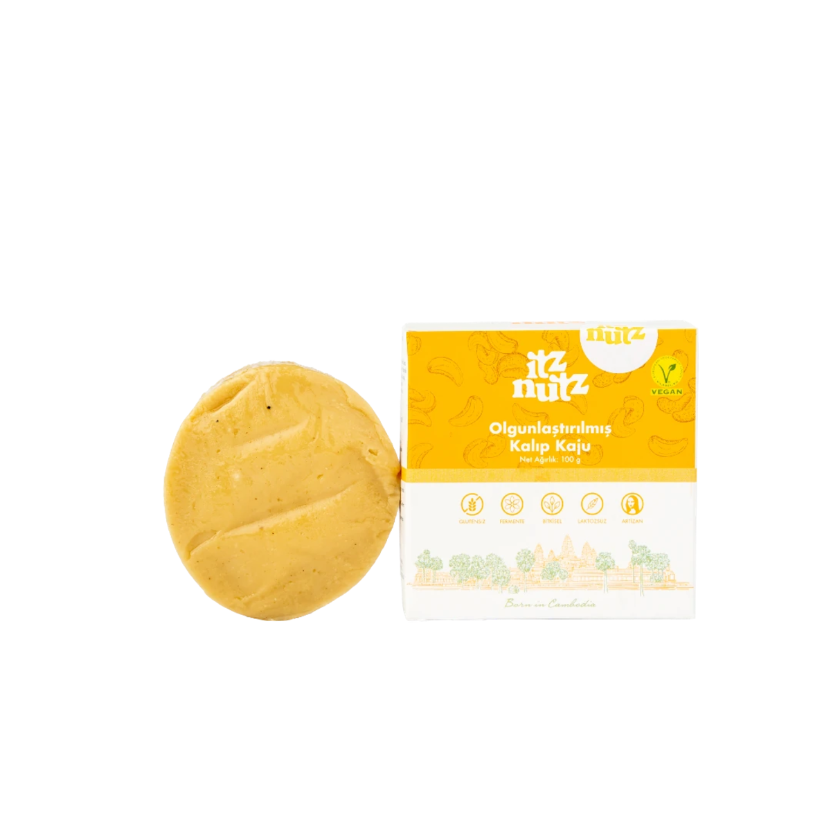 Itz Nutz Olgunlaştırılmış Kalıp Kaju (Kaju Peyniri) 100 gr