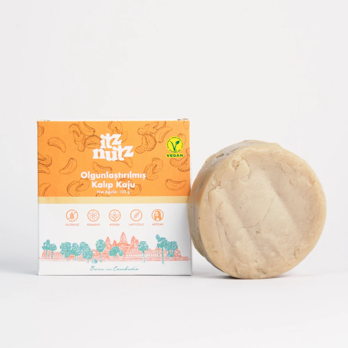 Itz Nutz Olgunlaştırılmış Kalıp Kaju (Kaju Peyniri) 100 gr