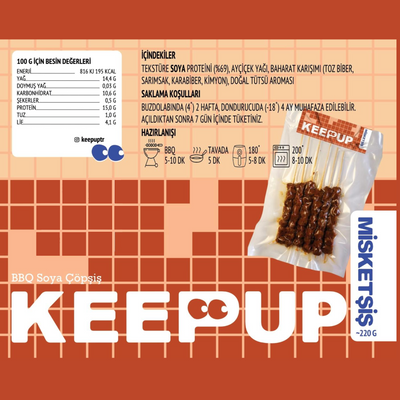 Keepup BBQ Soya Çöp Şiş 220g