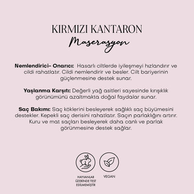 Kırmızı Kantaron Yağı - Zeytin Maserasyon (50 ml)