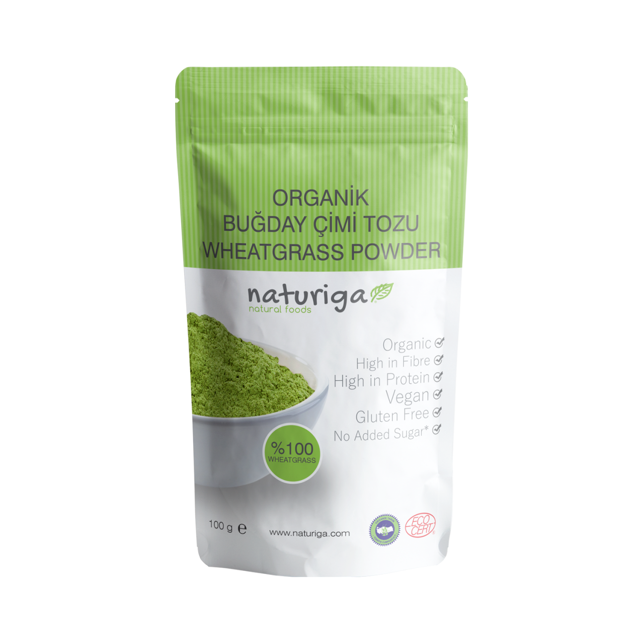 Naturiga Organik Buğday Çimi Tozu 100 gr