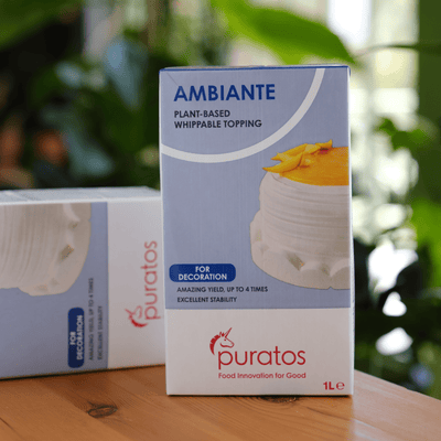 Puratos Ambiante Topping (Sıvı Vegan Krem Şanti) 1 lt