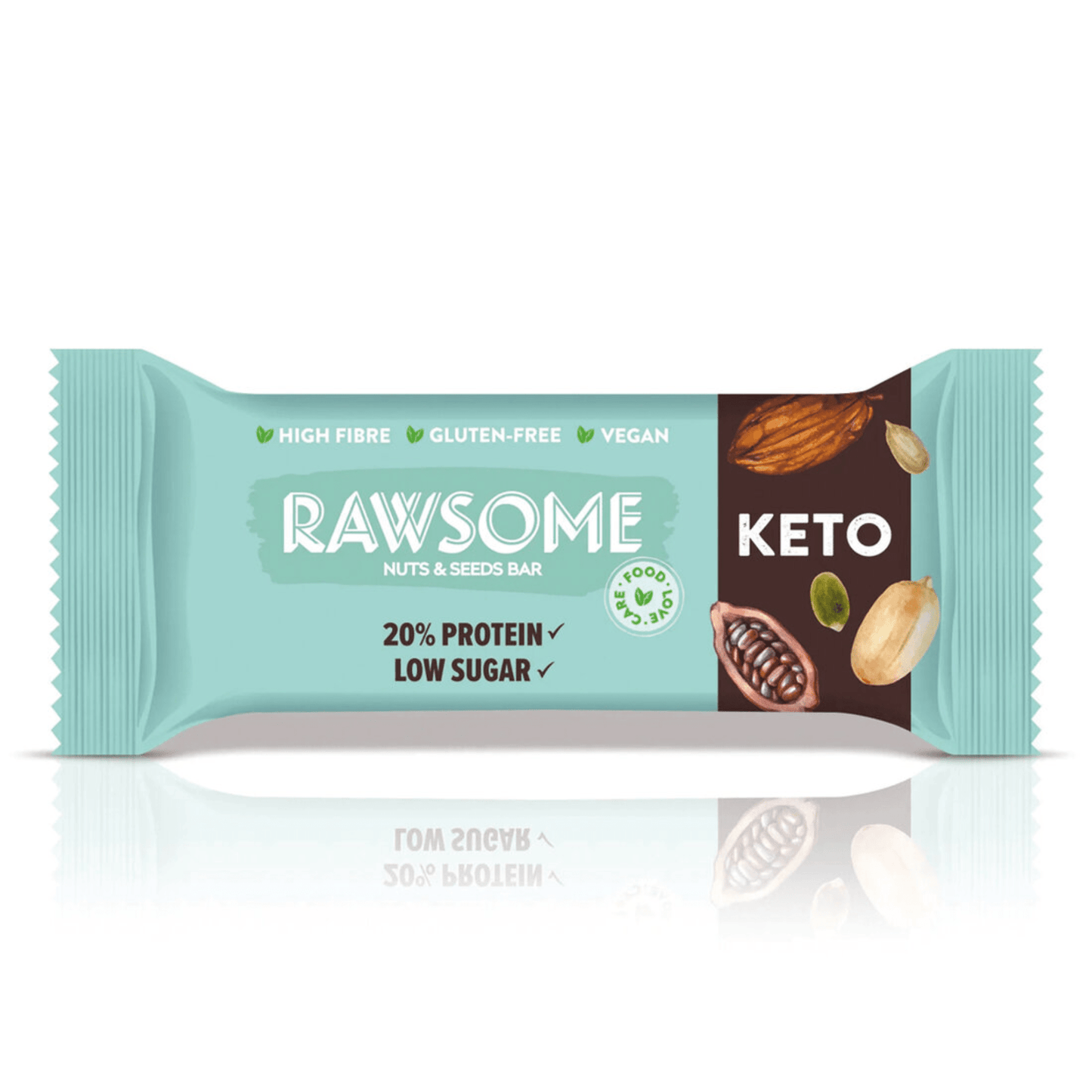 Rawsome Kakaolu  Ketojenik Protein bar 40 gr