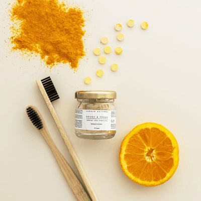 Jardin Naturel Crush & Fresh-Tablet Diş Macunu Zerdeçal&Portakal