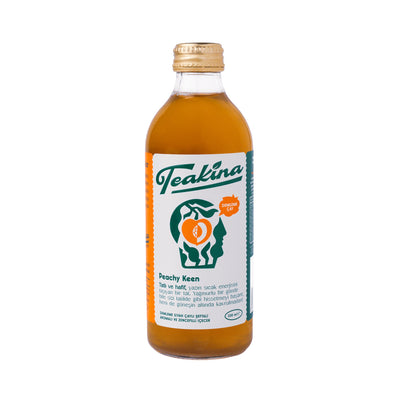 Teakina Demleme Siyah Çay Şeftali & Zencefil 330 ml